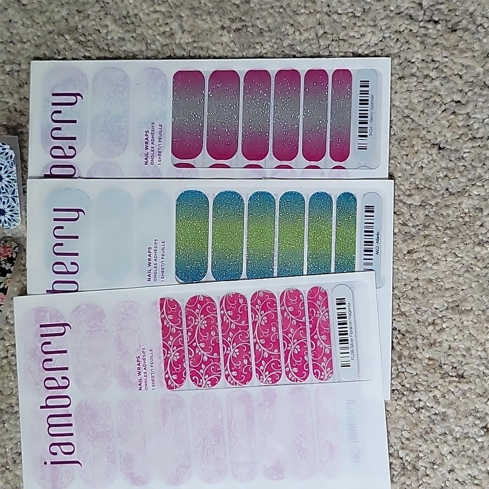 3 Jamberry Nail Wraps